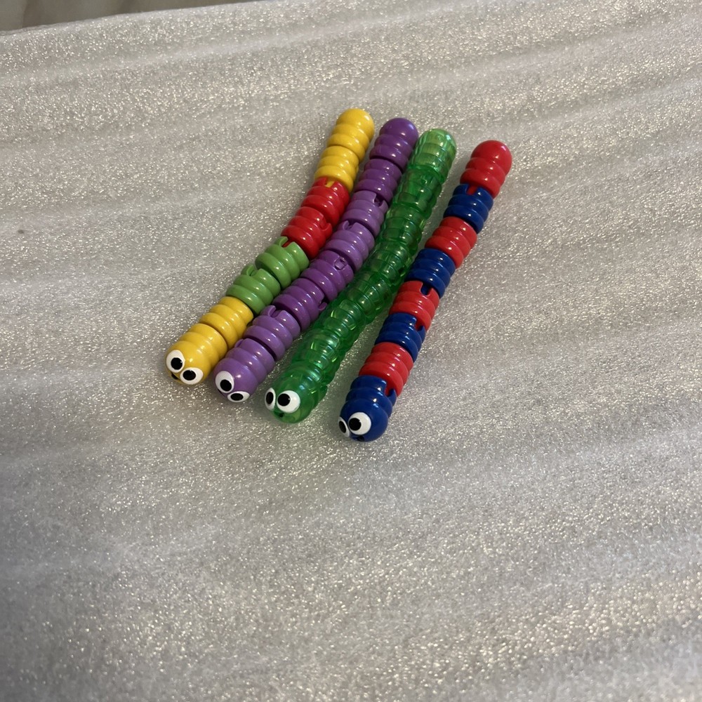 Slither IO MYSTERY FIGURE LOT OF 4/multicolors /Good/B228