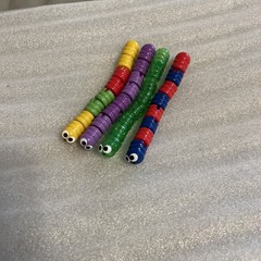 Slither IO MYSTERY FIGURE LOT OF 4/multicolors /Good/B228