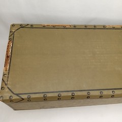 Vintage 1966 Hasbro G.I. Joe Cardboard Foot Locker Name Rank Serial Number Field
