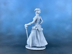 Action Figure Steampunk Lady Plague Doctor 40mm Resin Figure