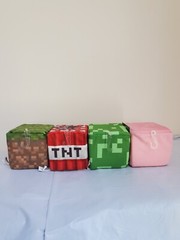 Minecraft TNT Creeper Grass Pig Plush Cubes 5″ Stuffed Toys Mojang Video Game