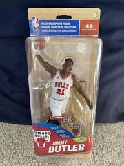 NBA SERIES 28 JIMMY BUTLER MCFARLANE WHITE UNIFORM VARIANT CHASE FIGURE /1,500
