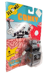 1988 Pee-Wee Herman Playhouse “CONKY” Figure Wind-Up 6″ Matchbox Sealed READ
