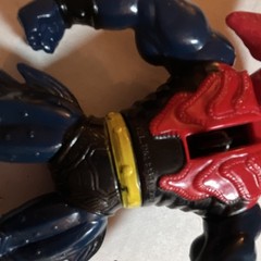 Lot of 2 Mattel He-man Toy Action Figured with Weapon Accessories 1980s