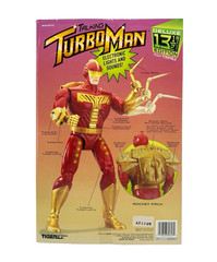 VT 1996 Talking Turbo Man Jingle All The Way Action Figure Tiger Electronics NIB
