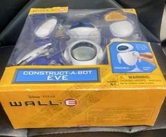 WALL-E 2008 EVE Thinkway Toy Construct a Bot Magnetic Figure Disney Pixar VHTF