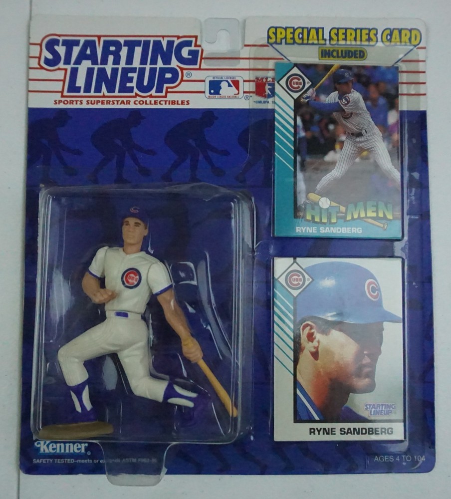 1993 Kenner Starting Lineup Figure MLB Chicago Cubs RYNE SANDBERG