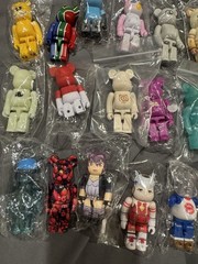 Lot Of 18 Bearbrick 100% Medicom Toy Anime Flags Letters Jelly Animals Be@rbrick