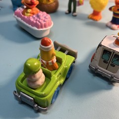 SESAME STREET FIGURES And DIE CASTS 1980’s ~LOT OF 10