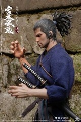 New ZGJKTOYS L-001 1/6 Samurai Miyamoto Musashi Collectible Male Figure Model
