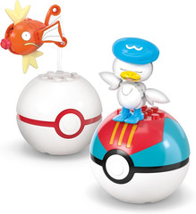 MEGA Pokémon Action Figure Building Toys Set, Water-Type Trainer Team with 79 Pi