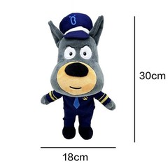 Sheriff Labrador Plush Toy 🐶 Soft Police Dog Doll Stuffed Animal Kids Gift