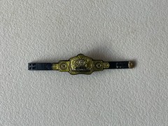 New Tag Team Championship WWE Title Belt Action Figure Accessory Mattel (Shiny)