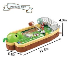 Plants and Zombies Toys Action Figures PVZ Toys Set 1 2 Series Tabletop Rugby…