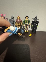 Wizard Of Oz Action Figures Set of 6 1988 50th MGM Turner Poseable, 3.75″ Figure