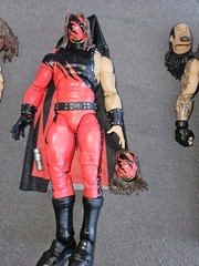 MATTEL WWE TRIO BUNDLE ULTIMATE UNDERTAKER, KANE , ELITE MANKIND