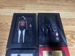 Set of FOUR Tesla Optimus Bot Action Figures: Diner + Holiday + Year of Horse