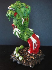 ZOMBIE RISING HAND Custom Kidrobot Santa Cruz Skateboards Screaming Hand Figure