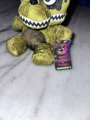 Jazwares Five Nights at Freddy’s Springtrap Plushtrap 8” FNAF Plush GITD Eyes
