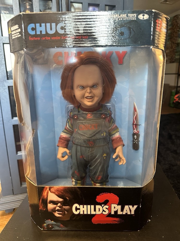 Child’s Play 2 CHUCKY 12″ Figure McFarlane Toys Movie Maniacs Doll NEW