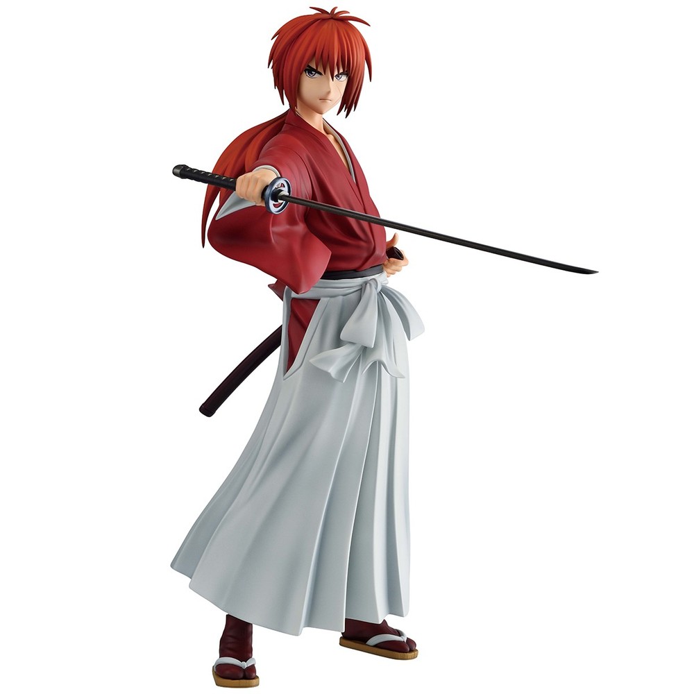 Bandai Rurouni Kenshin Masterlise Ichibansho Kenshin Himura Drawn Sword ver Figu
