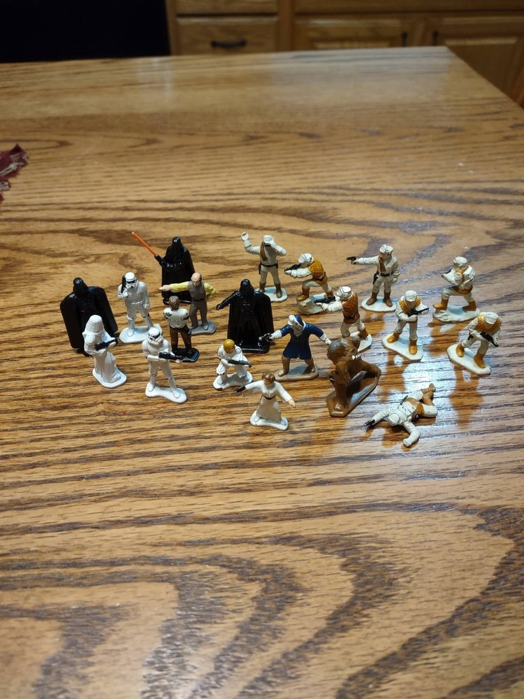 20 Vintage 1982 Star Wars Micro Collection Figures Lot Die-Cast Metal
