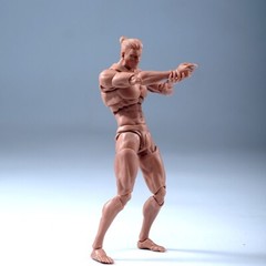US Romankey X COWL 1/12 Black Male Super Flexible Body Doll 6”Joint Figure Toys