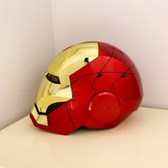 Autoking Iron Man Hero Helmet MK 5 1:1 Voice Touch Remote Control Sounds Effects