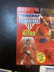 Lot 3 Laser Nitro Red Challenger American Gladiators Action Figure 1991 Mattel