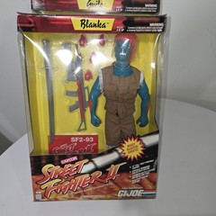 SET OF 4 – 1993 GI Joe Street Fighter II Figures NEW – Ryu Guile Blanka M Bison