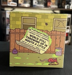 100% Soft Barfing Dumpster Fire Vinyl Figure