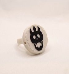 Vintage Glow in the Dark Warrior Ring He-Man MOTU 1983 REPRO Part Trap Jaw