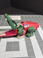 Transformers G1 Headmaster Skullcruncher 1987 Alligator Decepticon Not Complete