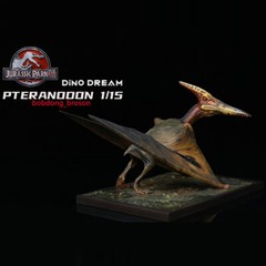 Dino Dream Jurassic Park Pteranoon 1/15 Resin L24.4CM Statue Figure