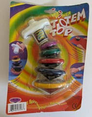 Turbo Tower Totem Top Wind Up Action New