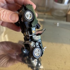 Hound 1984 CIRCLE STAMP Hasbro G1 Transformers Military Jeep Figure Takara Japan