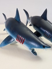 Blue Shark Ocean Animal Toy PVC Action Figure Doll Kids Toys Party Gifts