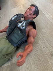 1985 Diamond Toymaker Arnold Schwarzenegger 16” Commando Action Figure 1980s Toy