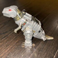 Vintage G1 Transformers Grimlock Dinobot Loose Incomplete Hasbro 85 Autobot