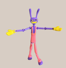 The Digital Circus Jax Articulated 3D Print Toy – Posed Display Figure
