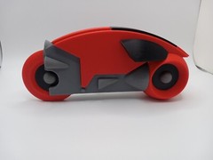 Retro Lightcycle Red for Vintage Tron display action figures & light cycle