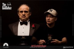 DAMTOYS The Godfather Vito Corleone Bust Model silica gel In Stock 1/1 H62cm