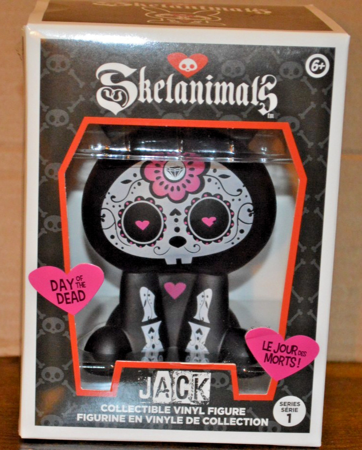 Skelanimals Day Of The Dead Jack The Rabbit Vinyl Figure Series 1- New & Sealed