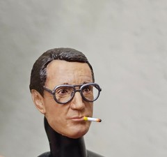 1:10 1:9 JAWS CHIEF MARTIN BRODY CUSTOM HEAD SCULPT PAINTED UPGRADED