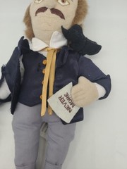 Creation Station Famous Be’an Collectible Plush Edgar Allen Poe 10” Bean Politic