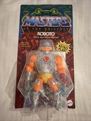 MASTERS OF THE UNIVERSE ORIGINS ROBOTO AND COMIC ROBOTO UNPUNCHED CARD NEW