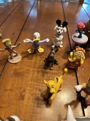 McDonald’s Toy Lot, Disney,Misc, 4 Resin Figures, 8 Piece 50th Anniv. Railway