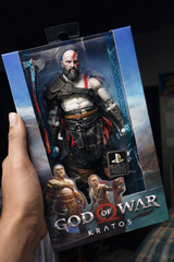 NECA God of War Kratos 7” Action Figure PVC PS Games Collectible Model Toys Gift