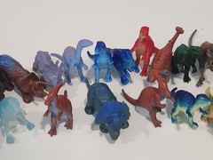 Huge Lot 100+ Dinosaur Toys Figures Dino T Rex Triceratops High Quality Bundle