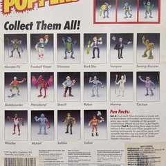 1991 ERTL Socket Poppers Skateboarder Pterodactyl On Card Please Read Descrip!